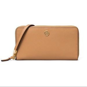 Tory Burch - Robinson Zip Continental Wallet BROWN